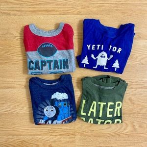 4 Graphic Long Sleeve Shirts